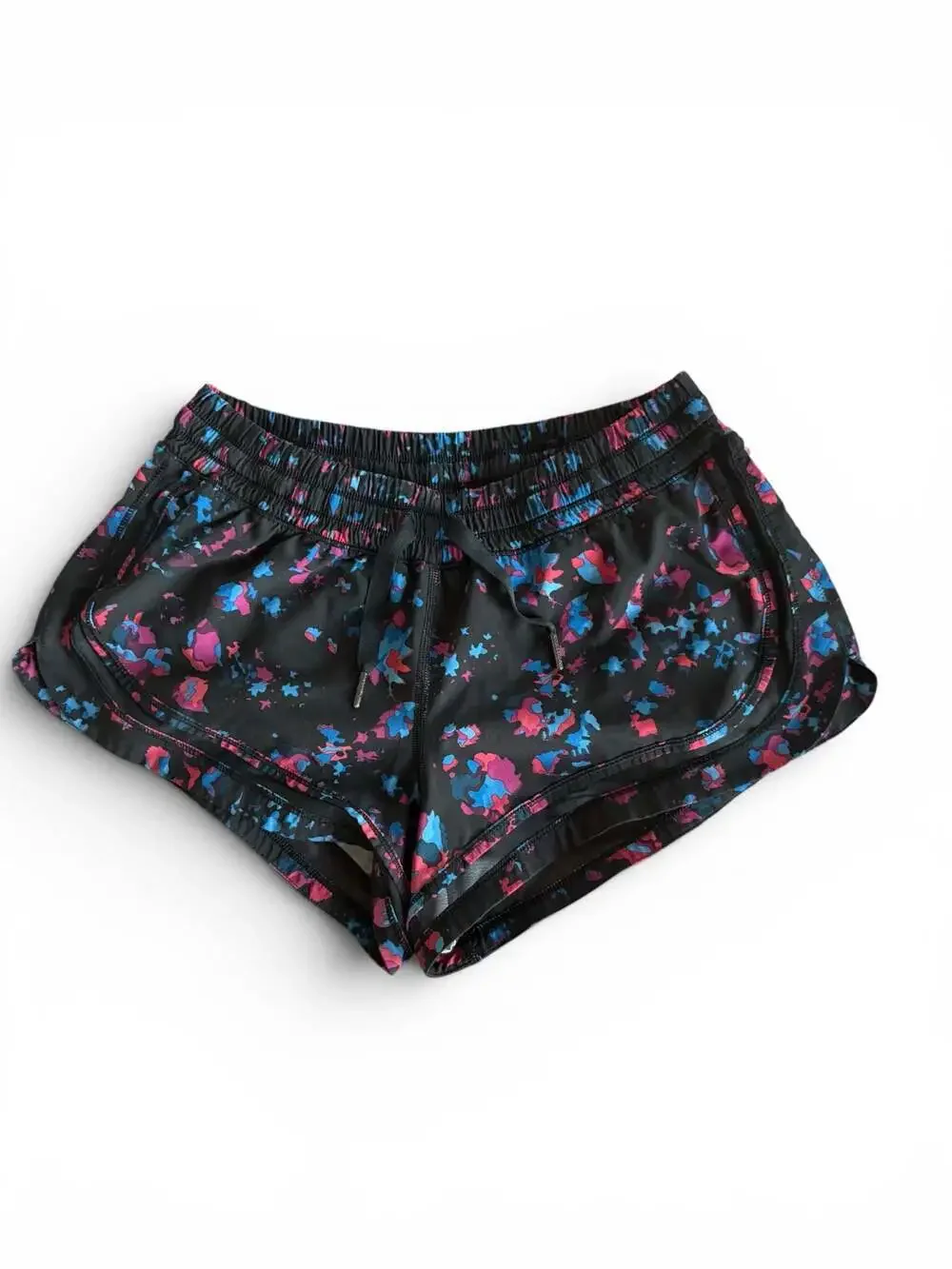 Lululemon Hotty Hot Short II Size 8 Dandy Digie Multi / Black Print
